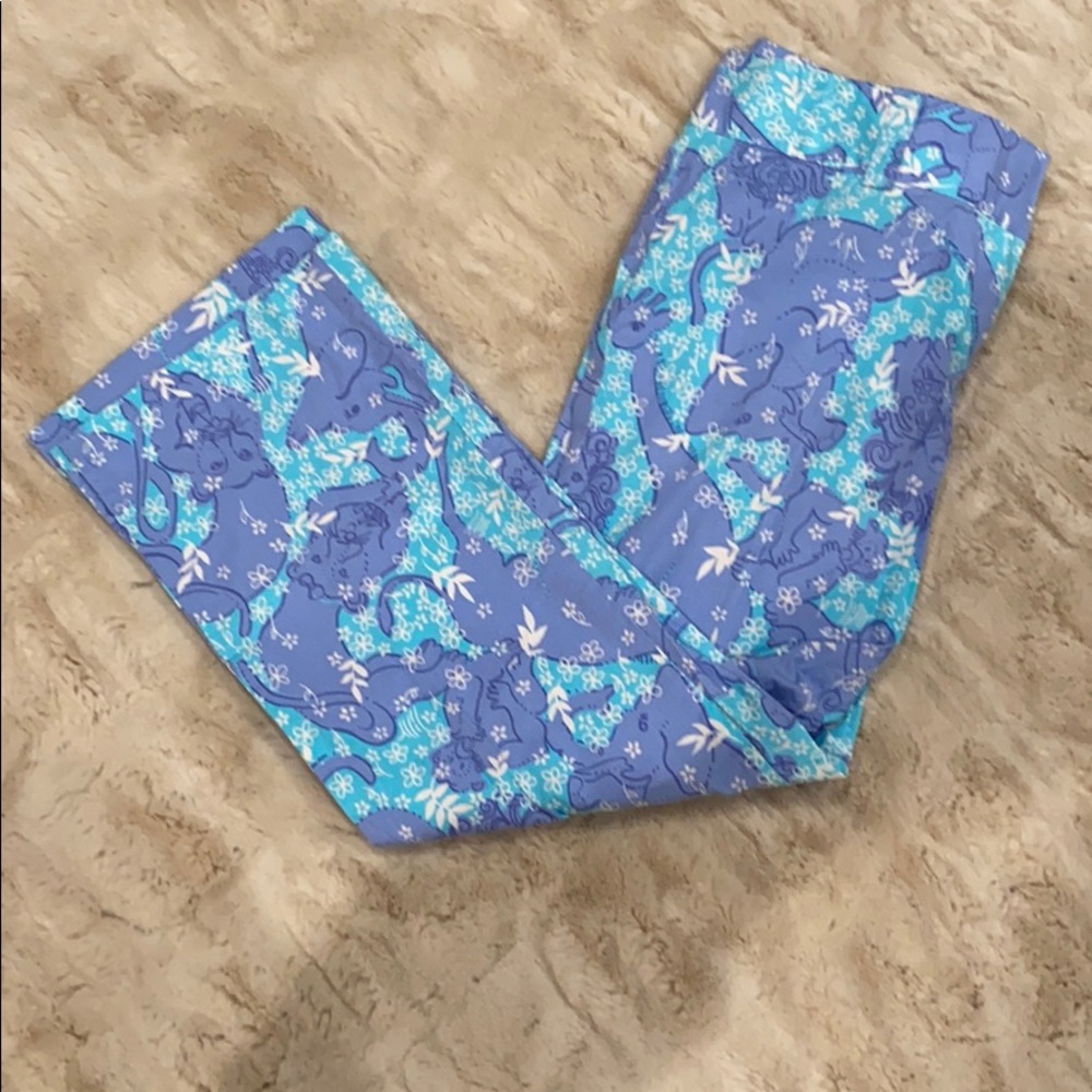Vintage Lilly Pulitzer Light Weight Cropped Pants